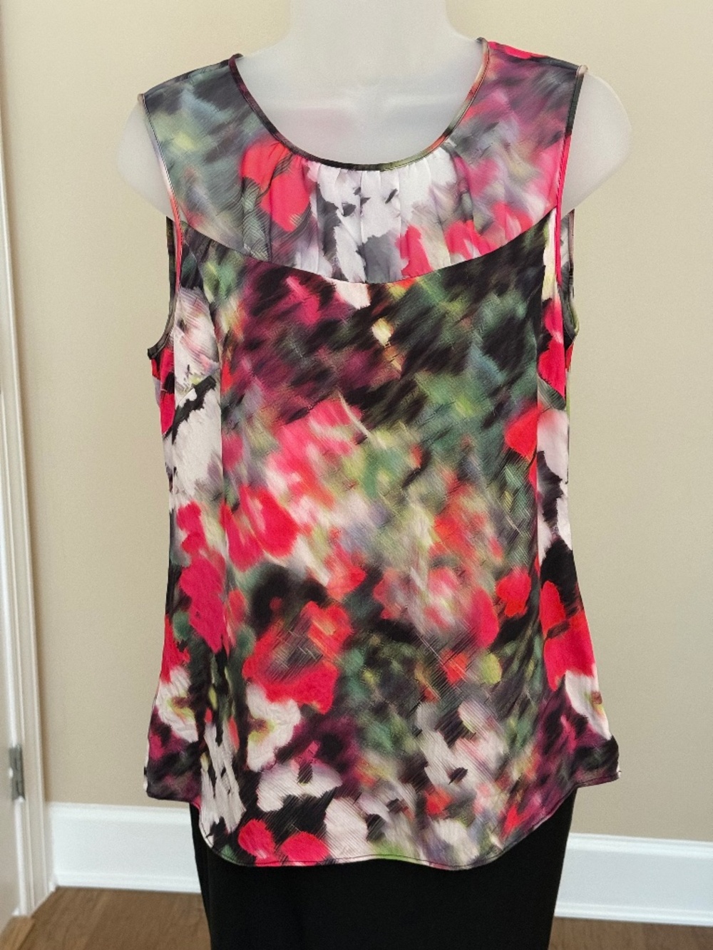 Silk Sleeveless Shell